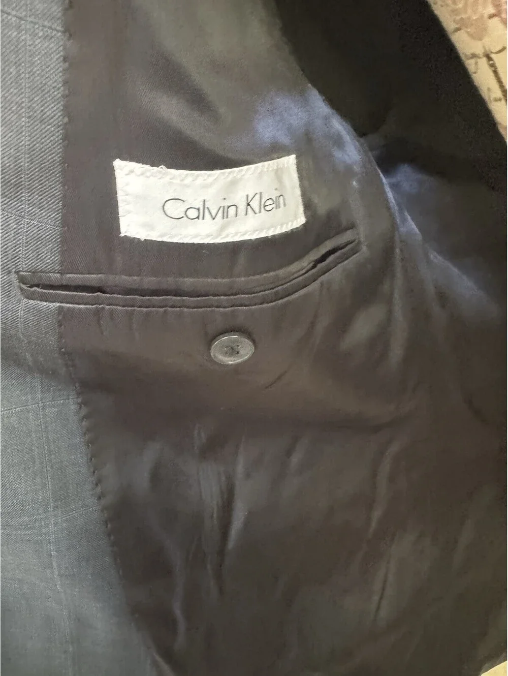 Men’s NWOT Calvin Klein Sports Coat  Dark Grey